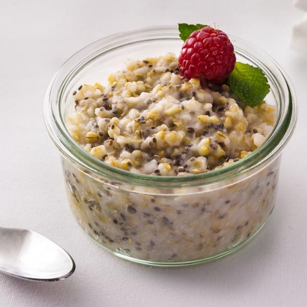Single-Serve Recipe for Thermos Oatmeal made with Chia Seeds